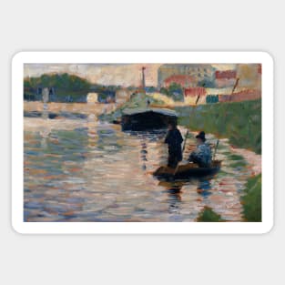 View of the Seine by Georges-Pierre Seurat Magnet